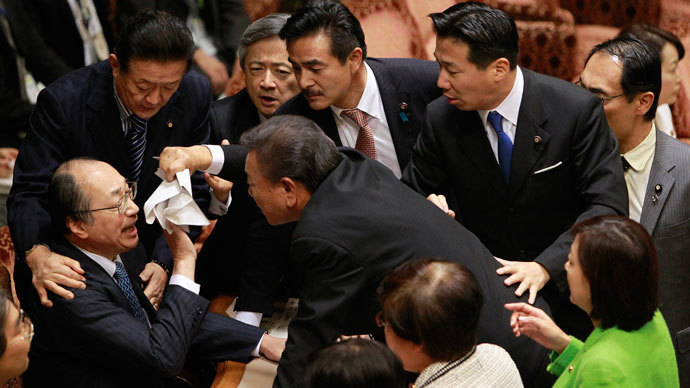 ​Japan parliament panel overrules protest to pass divisive state secrets bill