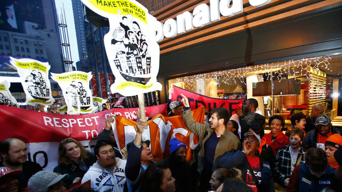 Fast-food workers walk off: LIVE UPDATES