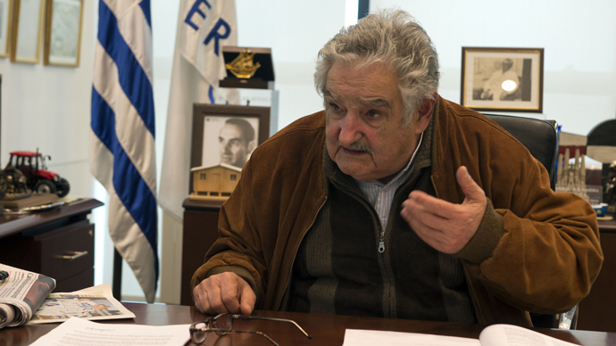 Uruguayan President Jose Mujica (AFP Photo / Daniel Caselli)