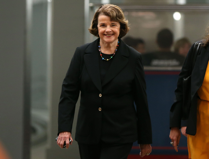 Diane Feinstein (D-CA) (AFP Photo / Mark Wilson)