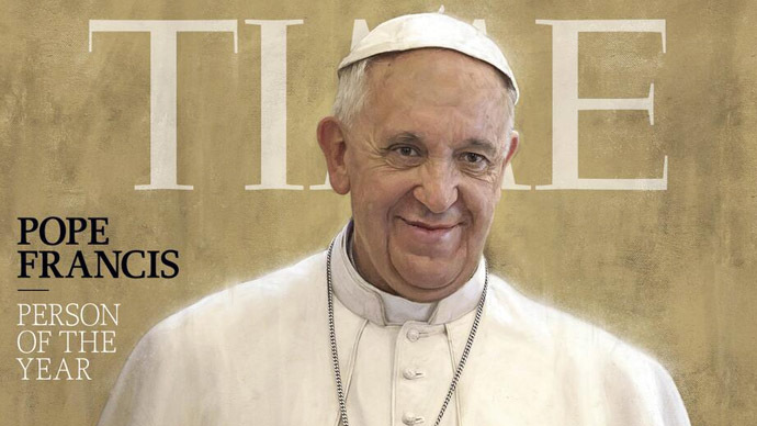 Pope Francis named Time's ‘Person of the Year 2013’