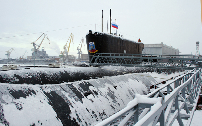 The Yury Dolgoruky nuclear-powered submarine (RIA Novosti / Pavel Kononov)