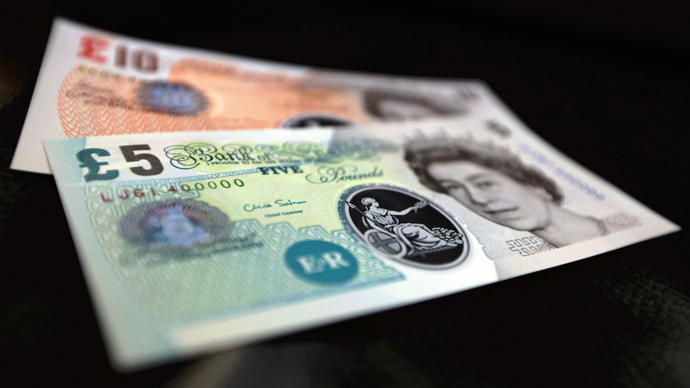 ​British pound notes to become plastic from 2016