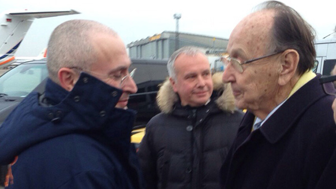 Khodorkovsky's first photo after arrival to Germany (source: khodorkovsky.ru)