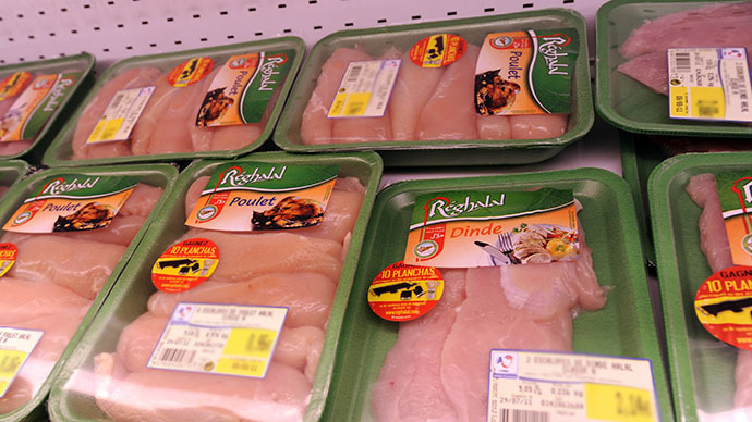 Virtually all chicken breasts sold in US contaminated with ‘potentially harmful bacteria’