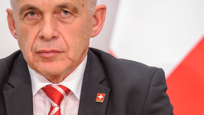 President of the Swiss confederation Ueli Maurer.( AFP Photo / Sebastien Bozon)