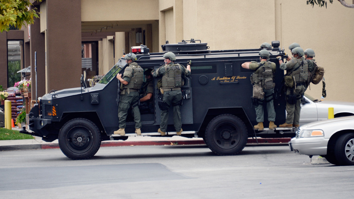 Californians outraged after police acquire military armored vehicle to patrol city