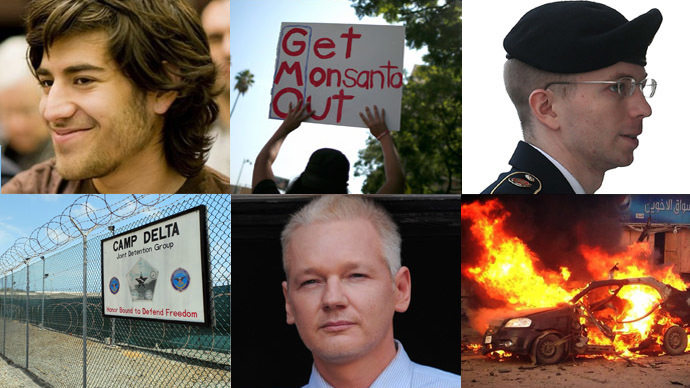 Swartz, Fracking, Manning, GMO: 13 most underreported news stories of 2013