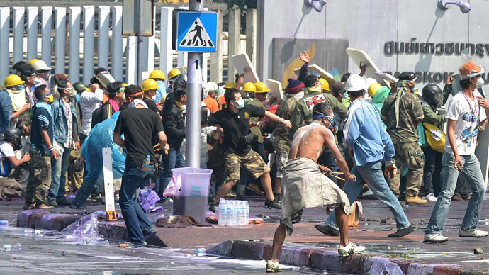 Fatal gun attack on Thai protester camp, violence escalates ahead of elections