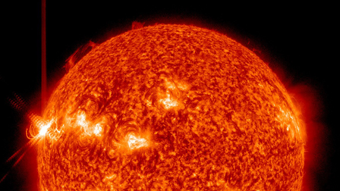 Sun ‘flips upside down’ while reversing magnetic poles