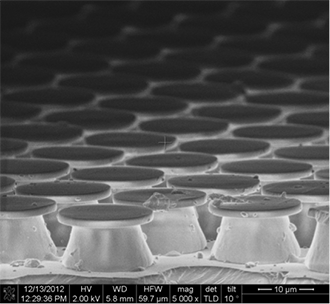 Microscopic view of robot footpad (Image from esa.int)