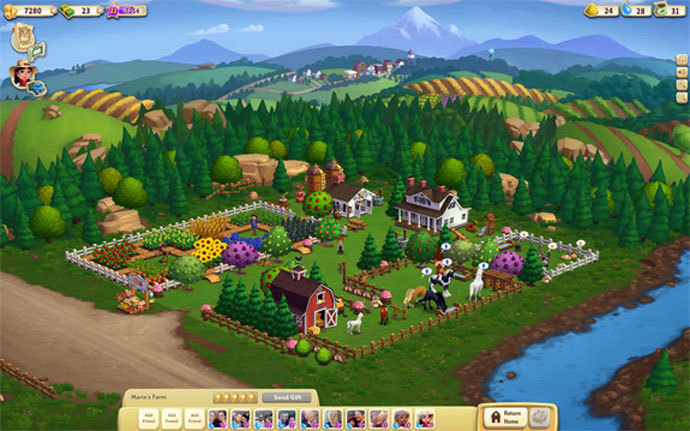 Screenshot from FarmVille 2