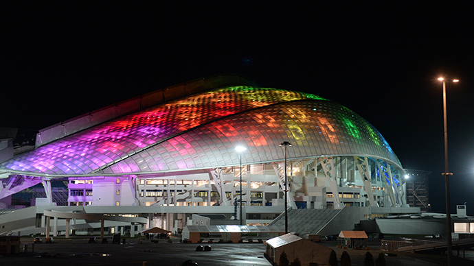 The Fisht Olympic Stadium in the Olympic Park in Sochi. (RIA Novosti / Alexey Kudenko)