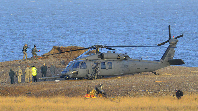 4 dead in US military helicopter crash over UK coast