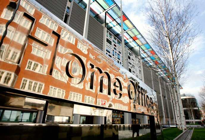 A general view shows the headquarters of Britain's Home Office in central London.(Reuters / Alessia Pierdomenico)