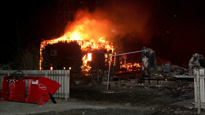 Fire devours historic Norwegian village, 90 people hospitalized