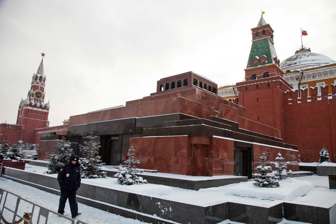 Lenin's Mausoleum at the Red Square in Moscow. (RIA Novosti/Evgenyi Samarin)