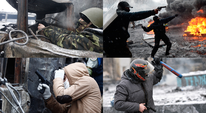 (L-R) (Reuters / Vasily Fedosenko), (AFP Photo / Vasily Maximov), (Reuters / Vasily Fedosenko), (AFP Photo / Sergei Supinsky)