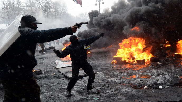 Kiev, January 22, 2014.(AFP Photo / Vasily Maximov)