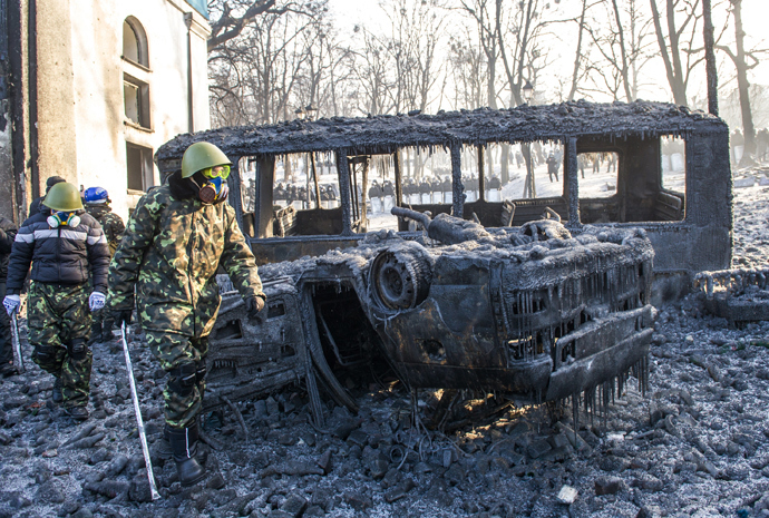 Kiev, January 23, 2014 (AFP Photo / Volodymyr Shuvayev)