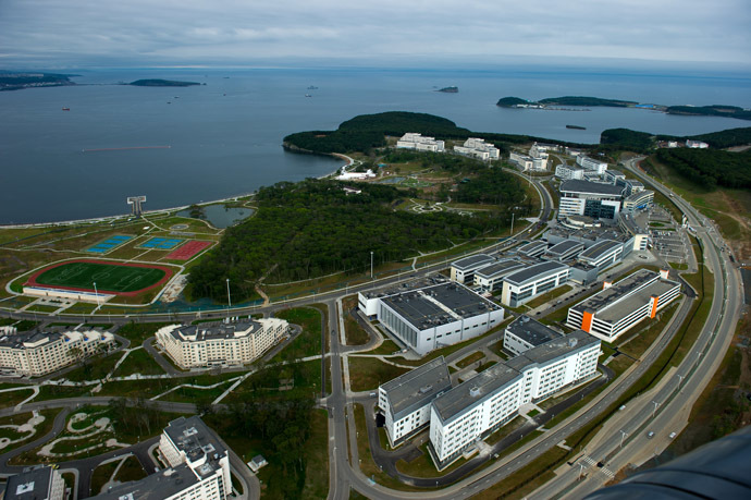 Campus of the Far Eastern Federal University on Russky Island. (RIA Novosti/Alexander Vilf)