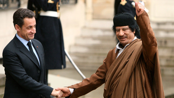 Gaddafi claims over financing Sarkozy presidential campaign reappear on French TV
