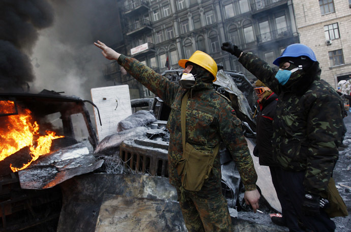 Kiev, January 25, 2014. (Reuters/David Mdzinarishvili)
