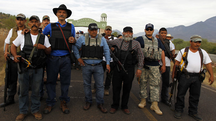 ​Badges for vigilantes: Mexico gives anti-drug militias official status