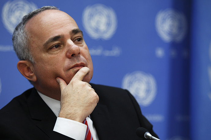 Minister of Strategic and Intelligence Affairs for International Relations of Israel Yuval Steinitz (Reuters / Eduardo Munoz)