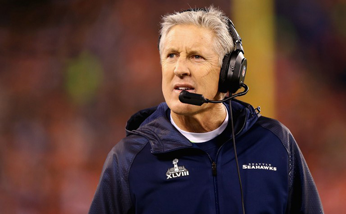 Head coach Pete Carroll of the Seattle Seahawks (AFP Photo / Getty Images / Elsa)