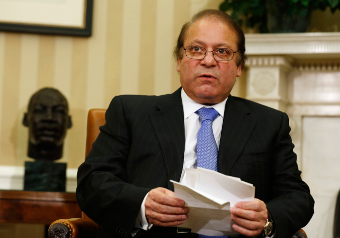 Pakistan's Prime Minister Nawaz Sharif (Reuters / Larry Downing)