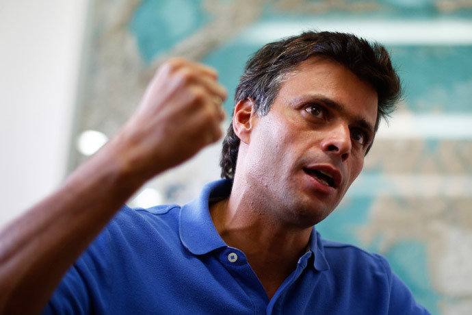 Venezuelan opposition leader Leopoldo Lopez.(Reuters / Jorge Silva)