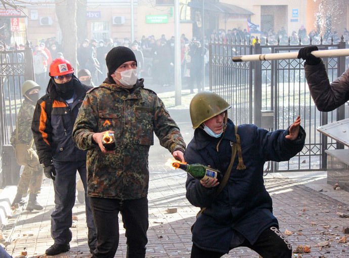 Kiev, February 18, 2014.(Reuters / Maksym Kudymets )