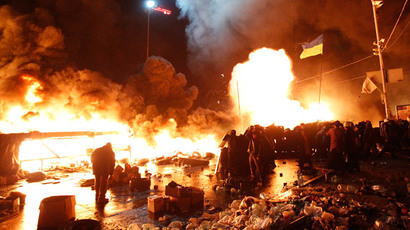Violence engulfs regional centers of Ukraine