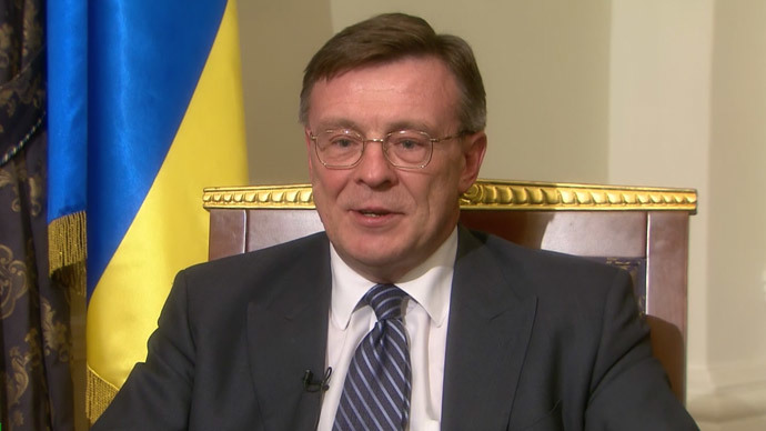 Ukrainian Foreign Minister Leonid Kozhara