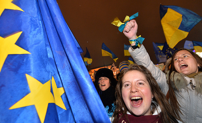 Kiev, November 28, 2013. (AFP Photo / Sergei Supinsky)