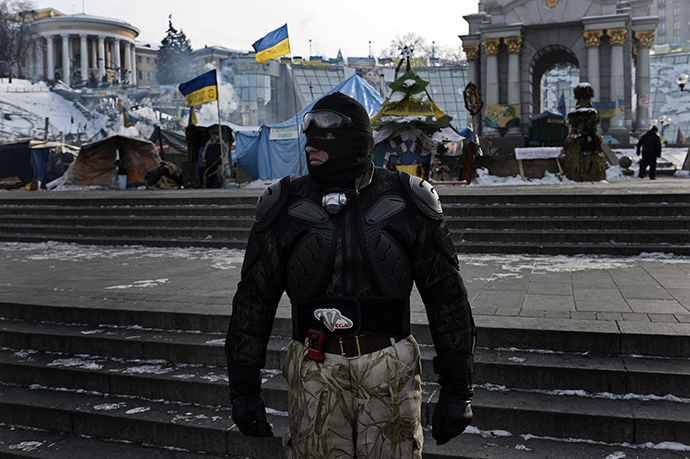 Kiev, February 1, 2014. (AFP Photo / Aris Messinis)