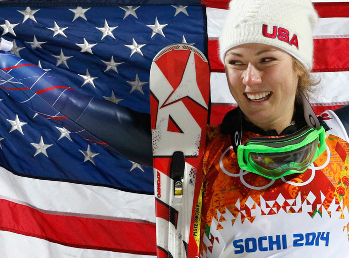 Mikaela Shiffrin .(Reuters / Leonhard Foeger)