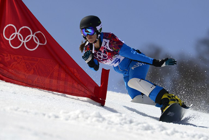 Austria's Julia Dujmovits (AFP Photo / Javier Soriano)