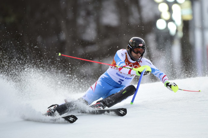 Austria's Mario Matt (AFP Photo / Olivier Morin) 