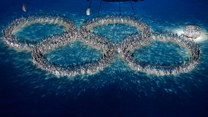 Sochi closing ceremony pokes fun at Olympic ring malfunction (PHOTOS)