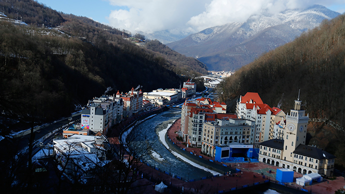 A general view of the ski resort of Rosa Khutor (Reuters / Mike Blake)
