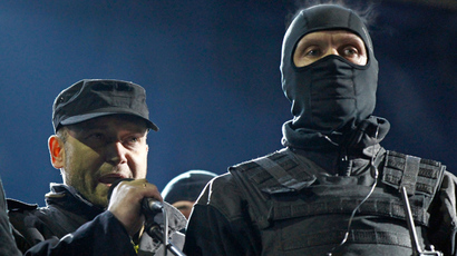 Russia puts Ukraine far-right leader on international wanted list over calls for terrorism