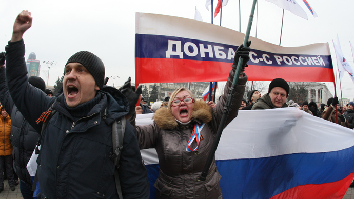 Ukraine’s Donetsk calls for referendum, votes to restore Russian’s official status