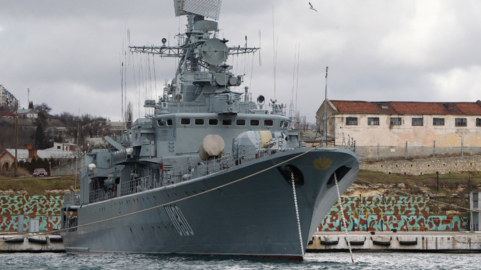 Ukrainian Navy flagship takes Russia’s side – report
