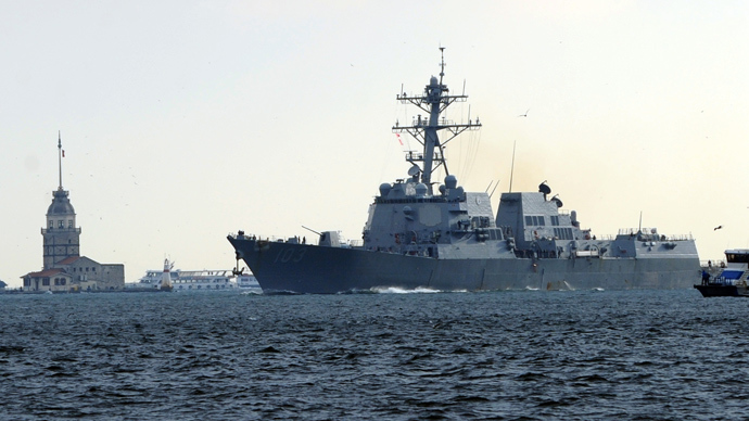 US warship in Black Sea as Ukraine’s Crimea readies for referendum