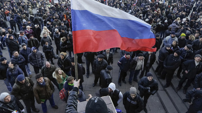 Putin defends Crimean referendum legitimacy to EU leaders as Ukraine's southeast rallies
