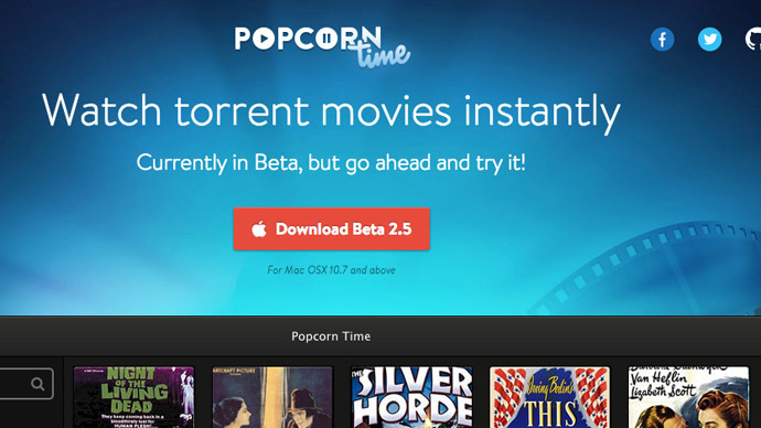 Popcorn Time, a new streaming BitTorrent site, takes on Netflix