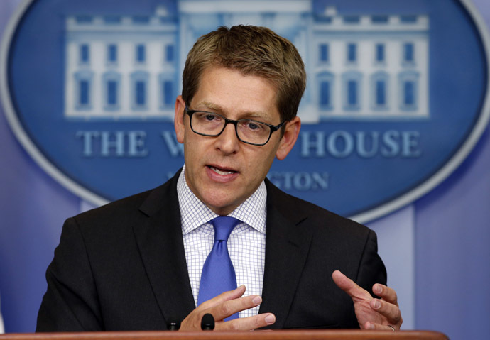 White House Press Secretary Jay Carney (Reuters/Kevin Lamarque)