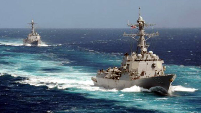 USS Kidd and USS Pinckney. (Image: U.S. Navy)